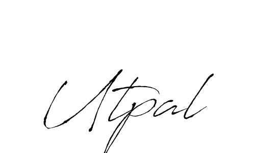 Also we have Utpal name is the best signature style. Create professional handwritten signature collection using Antro_Vectra autograph style. Utpal signature style 6 images and pictures png