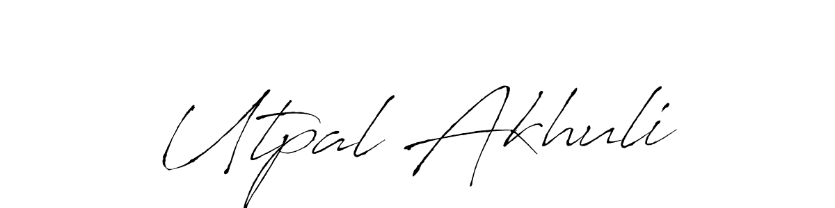 How to Draw Utpal Akhuli signature style? Antro_Vectra is a latest design signature styles for name Utpal Akhuli. Utpal Akhuli signature style 6 images and pictures png