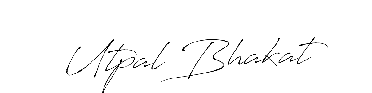Use a signature maker to create a handwritten signature online. With this signature software, you can design (Antro_Vectra) your own signature for name Utpal Bhakat. Utpal Bhakat signature style 6 images and pictures png