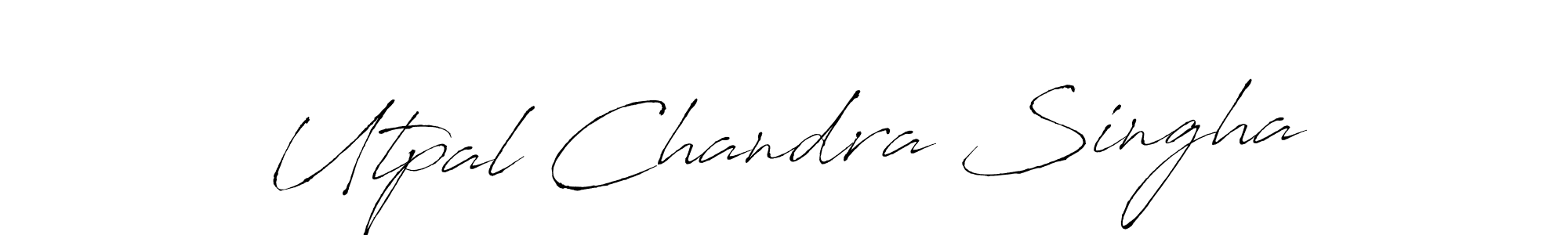 It looks lik you need a new signature style for name Utpal Chandra Singha. Design unique handwritten (Antro_Vectra) signature with our free signature maker in just a few clicks. Utpal Chandra Singha signature style 6 images and pictures png