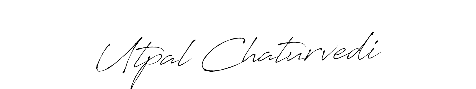 Make a beautiful signature design for name Utpal Chaturvedi. With this signature (Antro_Vectra) style, you can create a handwritten signature for free. Utpal Chaturvedi signature style 6 images and pictures png