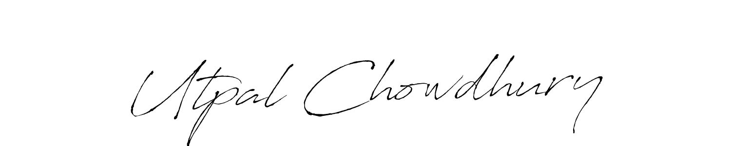 Antro_Vectra is a professional signature style that is perfect for those who want to add a touch of class to their signature. It is also a great choice for those who want to make their signature more unique. Get Utpal Chowdhury name to fancy signature for free. Utpal Chowdhury signature style 6 images and pictures png