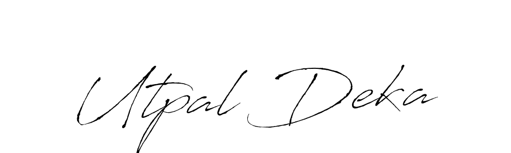 You can use this online signature creator to create a handwritten signature for the name Utpal Deka. This is the best online autograph maker. Utpal Deka signature style 6 images and pictures png
