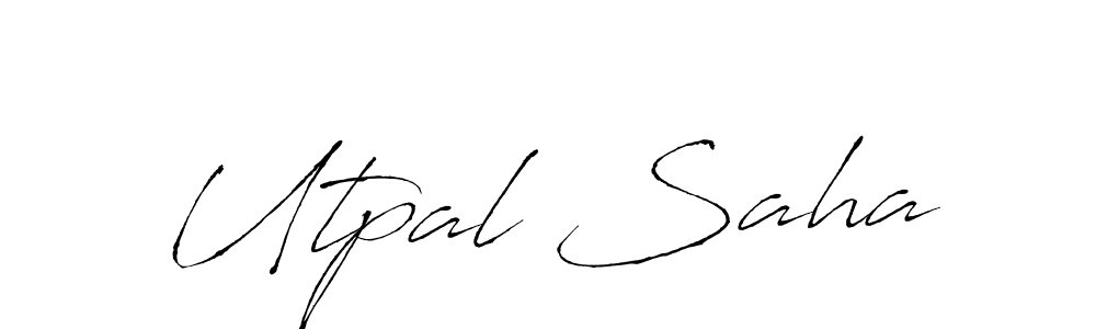 Use a signature maker to create a handwritten signature online. With this signature software, you can design (Antro_Vectra) your own signature for name Utpal Saha. Utpal Saha signature style 6 images and pictures png