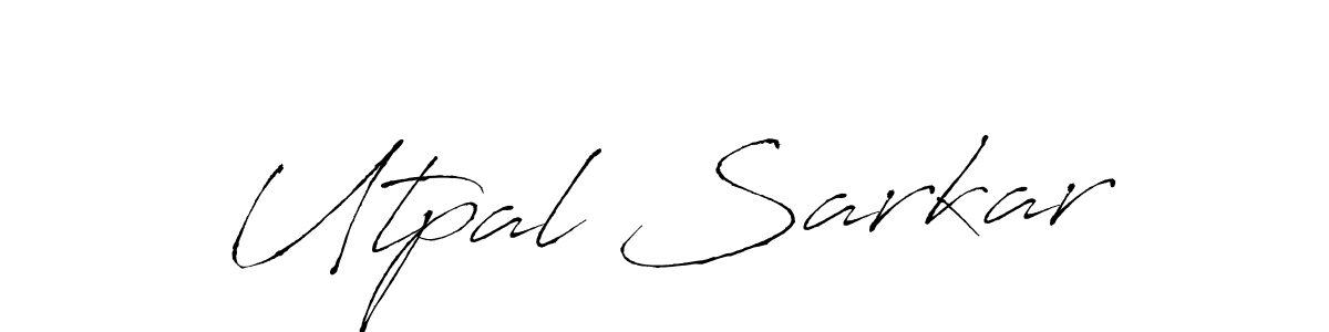 Make a beautiful signature design for name Utpal Sarkar. With this signature (Antro_Vectra) style, you can create a handwritten signature for free. Utpal Sarkar signature style 6 images and pictures png