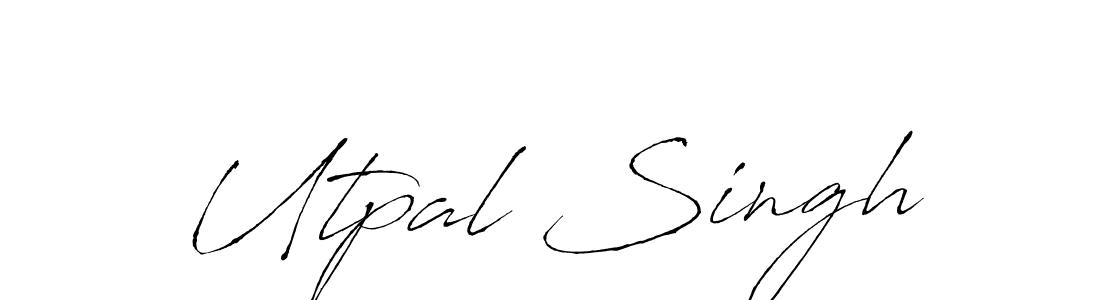 The best way (Antro_Vectra) to make a short signature is to pick only two or three words in your name. The name Utpal Singh include a total of six letters. For converting this name. Utpal Singh signature style 6 images and pictures png