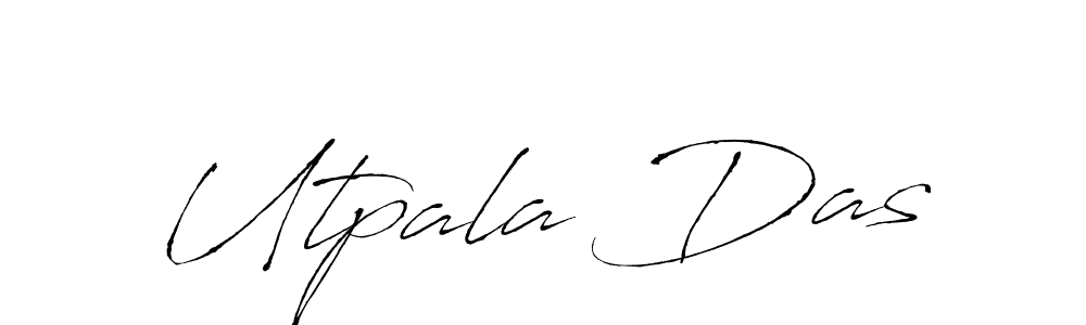The best way (Antro_Vectra) to make a short signature is to pick only two or three words in your name. The name Utpala Das include a total of six letters. For converting this name. Utpala Das signature style 6 images and pictures png