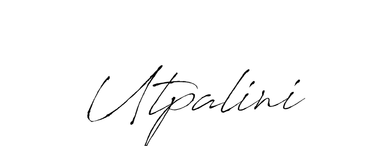 Antro_Vectra is a professional signature style that is perfect for those who want to add a touch of class to their signature. It is also a great choice for those who want to make their signature more unique. Get Utpalini name to fancy signature for free. Utpalini signature style 6 images and pictures png