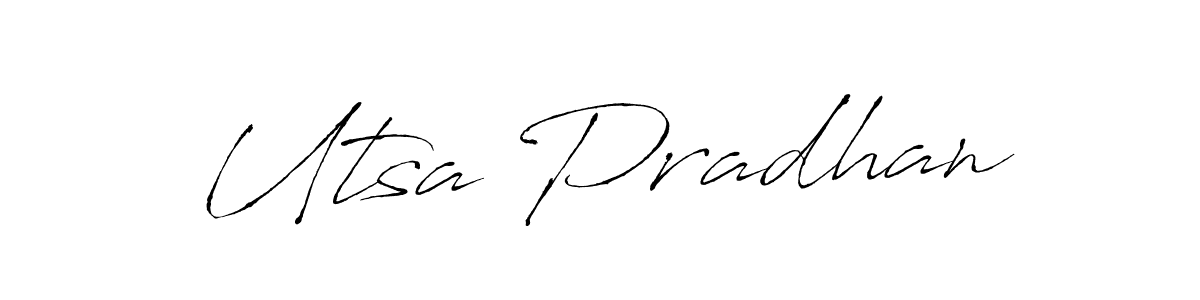 Similarly Antro_Vectra is the best handwritten signature design. Signature creator online .You can use it as an online autograph creator for name Utsa Pradhan. Utsa Pradhan signature style 6 images and pictures png