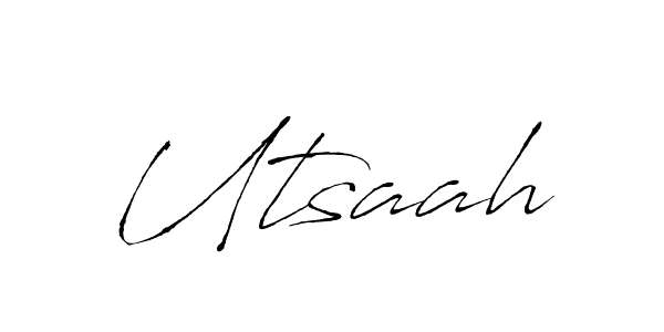 Also we have Utsaah name is the best signature style. Create professional handwritten signature collection using Antro_Vectra autograph style. Utsaah signature style 6 images and pictures png