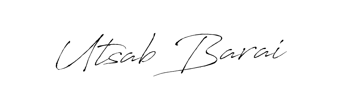 Also You can easily find your signature by using the search form. We will create Utsab Barai name handwritten signature images for you free of cost using Antro_Vectra sign style. Utsab Barai signature style 6 images and pictures png