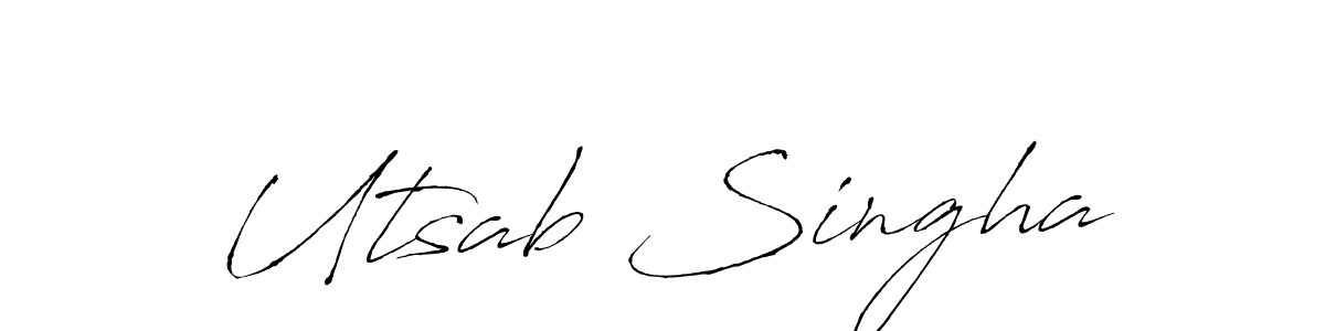 Once you've used our free online signature maker to create your best signature Antro_Vectra style, it's time to enjoy all of the benefits that Utsab Singha name signing documents. Utsab Singha signature style 6 images and pictures png