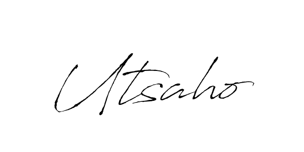 You can use this online signature creator to create a handwritten signature for the name Utsaho. This is the best online autograph maker. Utsaho signature style 6 images and pictures png
