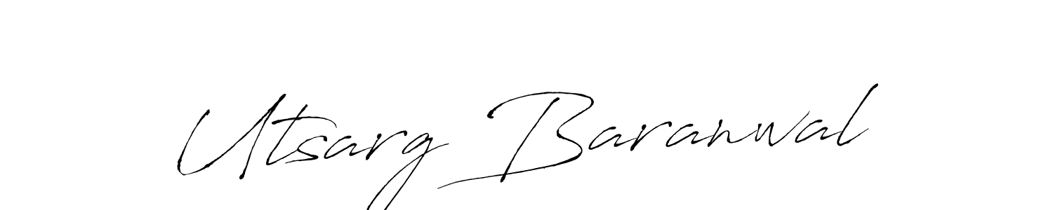 You can use this online signature creator to create a handwritten signature for the name Utsarg Baranwal. This is the best online autograph maker. Utsarg Baranwal signature style 6 images and pictures png