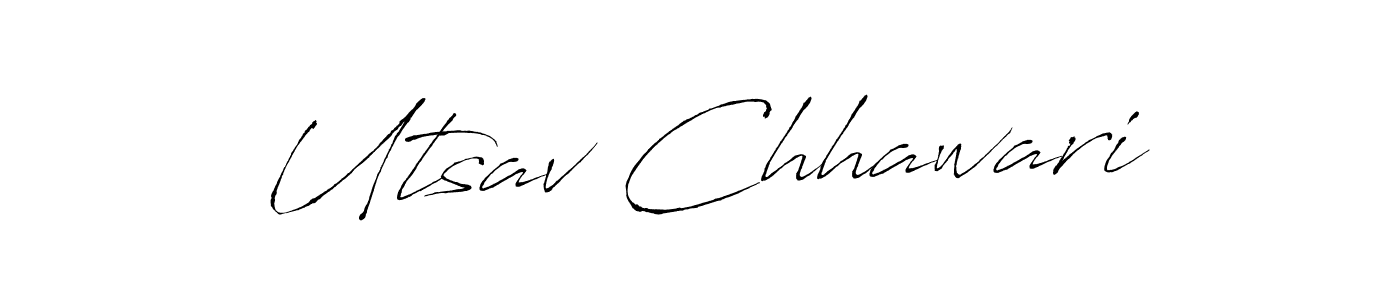 Utsav Chhawari stylish signature style. Best Handwritten Sign (Antro_Vectra) for my name. Handwritten Signature Collection Ideas for my name Utsav Chhawari. Utsav Chhawari signature style 6 images and pictures png