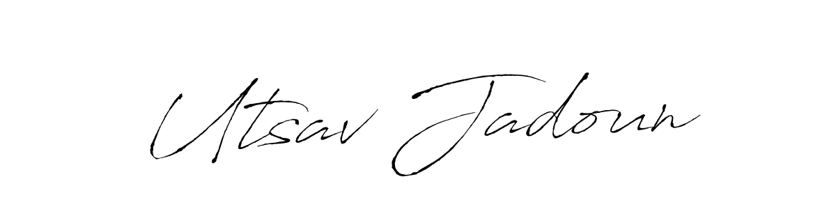 It looks lik you need a new signature style for name Utsav Jadoun. Design unique handwritten (Antro_Vectra) signature with our free signature maker in just a few clicks. Utsav Jadoun signature style 6 images and pictures png