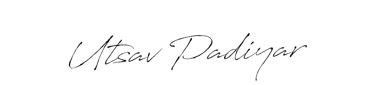 Use a signature maker to create a handwritten signature online. With this signature software, you can design (Antro_Vectra) your own signature for name Utsav Padiyar. Utsav Padiyar signature style 6 images and pictures png