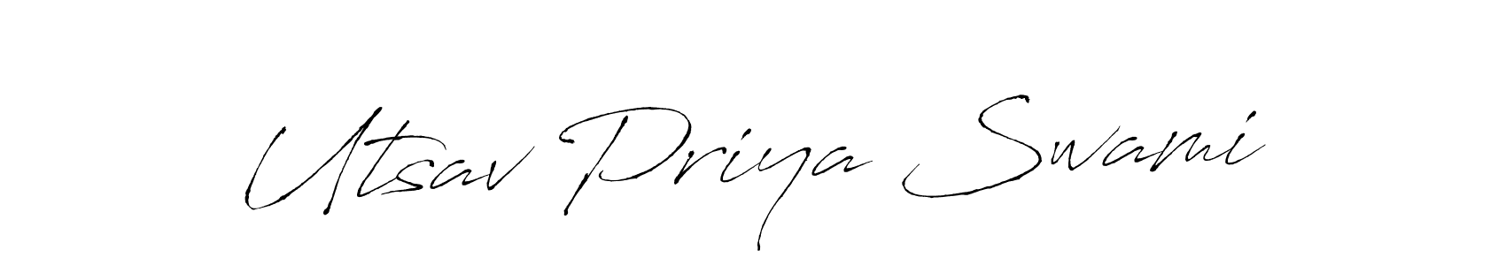 You should practise on your own different ways (Antro_Vectra) to write your name (Utsav Priya Swami) in signature. don't let someone else do it for you. Utsav Priya Swami signature style 6 images and pictures png