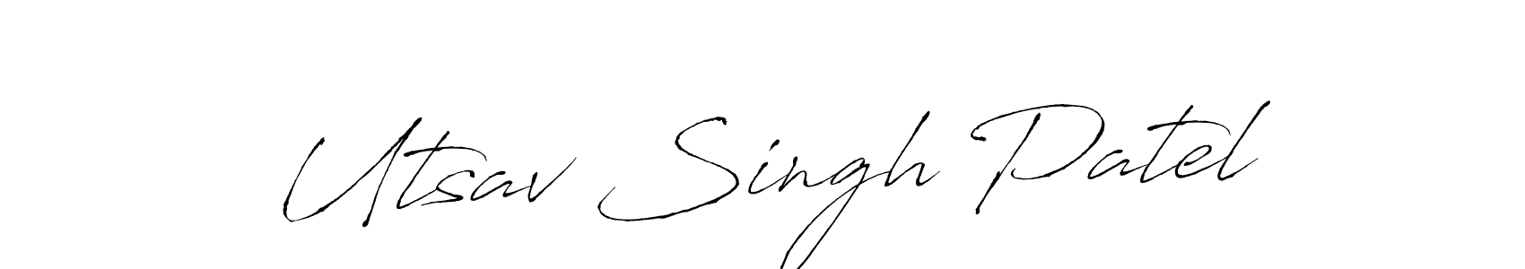 Make a beautiful signature design for name Utsav Singh Patel. Use this online signature maker to create a handwritten signature for free. Utsav Singh Patel signature style 6 images and pictures png