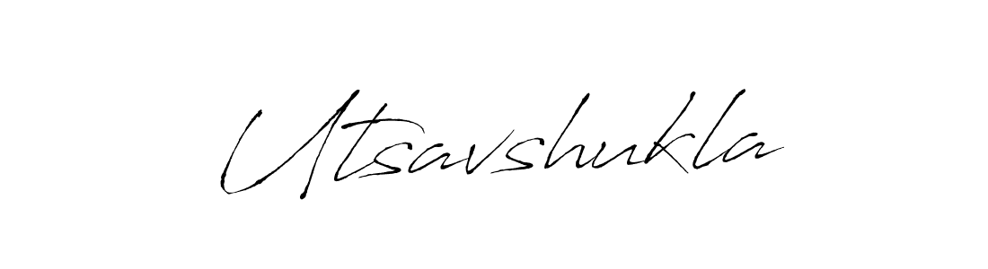 How to make Utsavshukla signature? Antro_Vectra is a professional autograph style. Create handwritten signature for Utsavshukla name. Utsavshukla signature style 6 images and pictures png