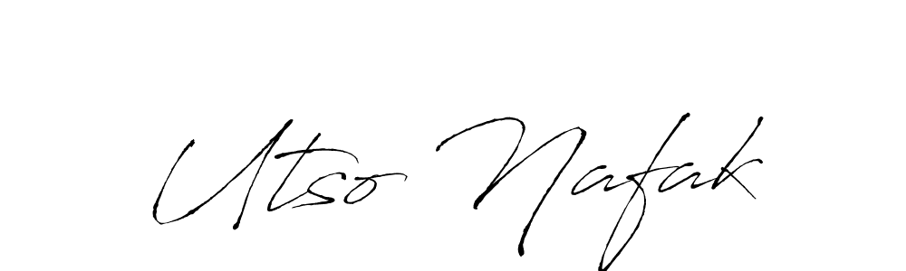 Use a signature maker to create a handwritten signature online. With this signature software, you can design (Antro_Vectra) your own signature for name Utso Nafak. Utso Nafak signature style 6 images and pictures png
