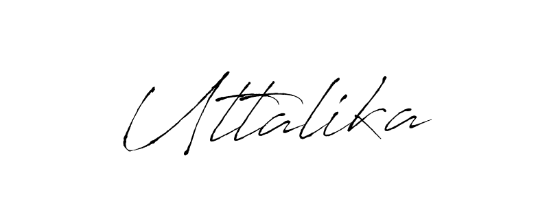 Design your own signature with our free online signature maker. With this signature software, you can create a handwritten (Antro_Vectra) signature for name Uttalika. Uttalika signature style 6 images and pictures png