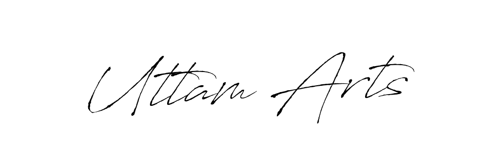 Also we have Uttam Arts name is the best signature style. Create professional handwritten signature collection using Antro_Vectra autograph style. Uttam Arts signature style 6 images and pictures png