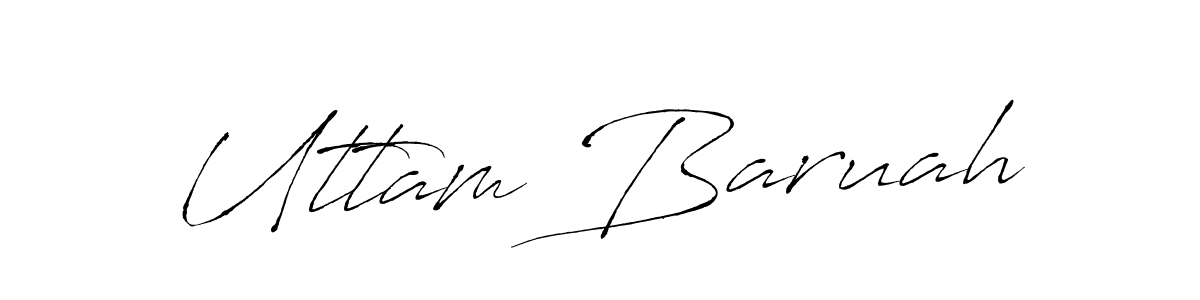 How to make Uttam Baruah signature? Antro_Vectra is a professional autograph style. Create handwritten signature for Uttam Baruah name. Uttam Baruah signature style 6 images and pictures png