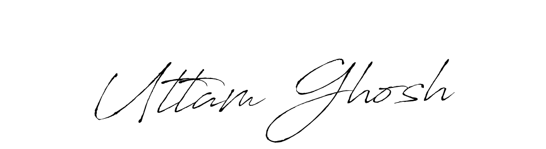 Uttam Ghosh stylish signature style. Best Handwritten Sign (Antro_Vectra) for my name. Handwritten Signature Collection Ideas for my name Uttam Ghosh. Uttam Ghosh signature style 6 images and pictures png