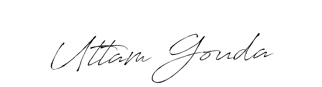 Uttam Gouda stylish signature style. Best Handwritten Sign (Antro_Vectra) for my name. Handwritten Signature Collection Ideas for my name Uttam Gouda. Uttam Gouda signature style 6 images and pictures png