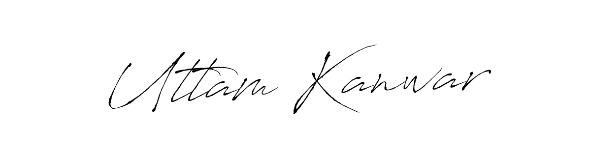 Uttam Kanwar stylish signature style. Best Handwritten Sign (Antro_Vectra) for my name. Handwritten Signature Collection Ideas for my name Uttam Kanwar. Uttam Kanwar signature style 6 images and pictures png
