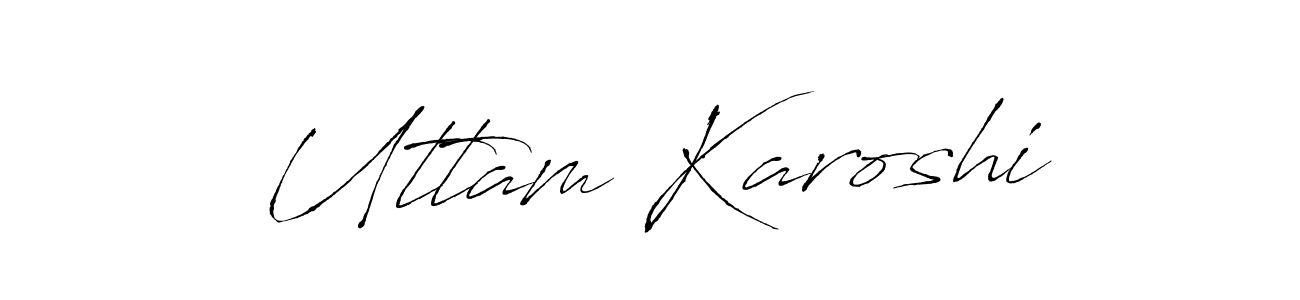Check out images of Autograph of Uttam Karoshi name. Actor Uttam Karoshi Signature Style. Antro_Vectra is a professional sign style online. Uttam Karoshi signature style 6 images and pictures png