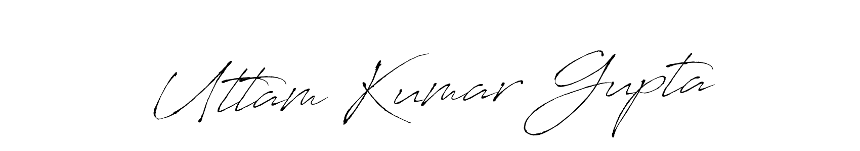 How to make Uttam Kumar Gupta signature? Antro_Vectra is a professional autograph style. Create handwritten signature for Uttam Kumar Gupta name. Uttam Kumar Gupta signature style 6 images and pictures png