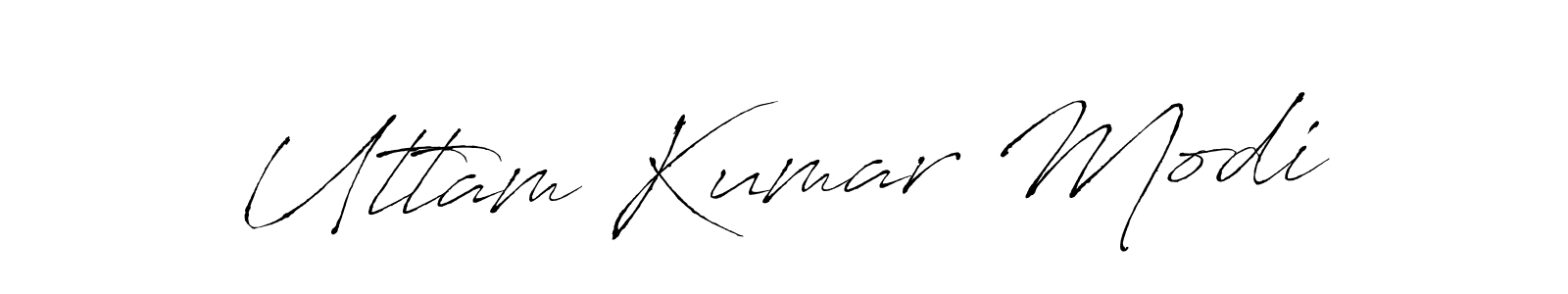 Also we have Uttam Kumar Modi name is the best signature style. Create professional handwritten signature collection using Antro_Vectra autograph style. Uttam Kumar Modi signature style 6 images and pictures png