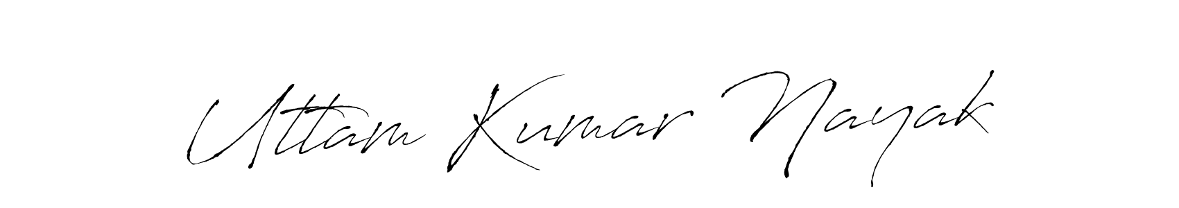 Create a beautiful signature design for name Uttam Kumar Nayak. With this signature (Antro_Vectra) fonts, you can make a handwritten signature for free. Uttam Kumar Nayak signature style 6 images and pictures png