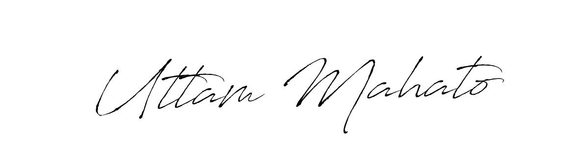 Also You can easily find your signature by using the search form. We will create Uttam Mahato name handwritten signature images for you free of cost using Antro_Vectra sign style. Uttam Mahato signature style 6 images and pictures png