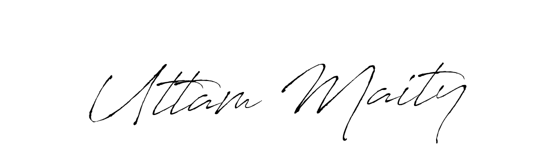 Design your own signature with our free online signature maker. With this signature software, you can create a handwritten (Antro_Vectra) signature for name Uttam Maity. Uttam Maity signature style 6 images and pictures png