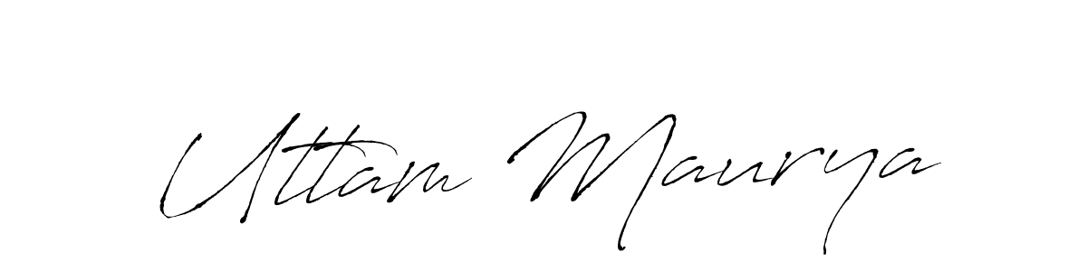 Here are the top 10 professional signature styles for the name Uttam Maurya. These are the best autograph styles you can use for your name. Uttam Maurya signature style 6 images and pictures png