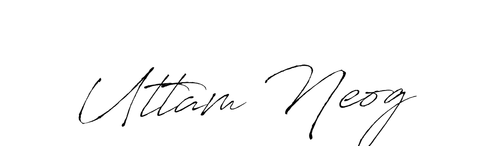 Create a beautiful signature design for name Uttam Neog. With this signature (Antro_Vectra) fonts, you can make a handwritten signature for free. Uttam Neog signature style 6 images and pictures png