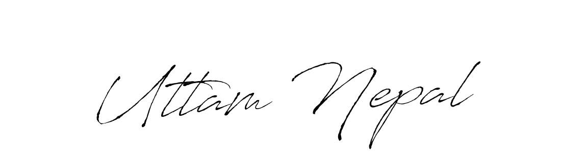 It looks lik you need a new signature style for name Uttam Nepal. Design unique handwritten (Antro_Vectra) signature with our free signature maker in just a few clicks. Uttam Nepal signature style 6 images and pictures png