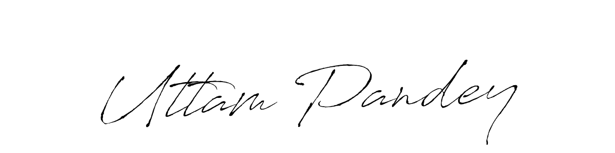 You should practise on your own different ways (Antro_Vectra) to write your name (Uttam Pandey) in signature. don't let someone else do it for you. Uttam Pandey signature style 6 images and pictures png