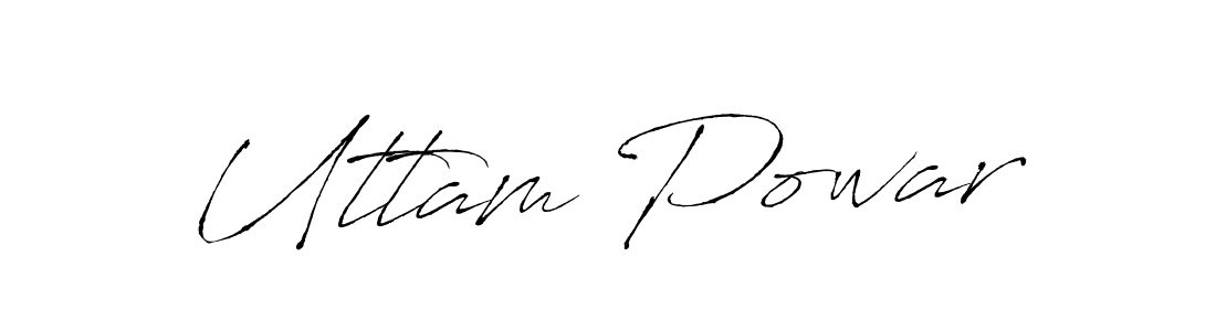 Make a beautiful signature design for name Uttam Powar. With this signature (Antro_Vectra) style, you can create a handwritten signature for free. Uttam Powar signature style 6 images and pictures png