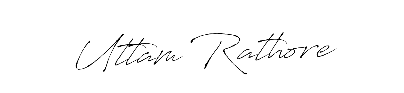 How to make Uttam Rathore signature? Antro_Vectra is a professional autograph style. Create handwritten signature for Uttam Rathore name. Uttam Rathore signature style 6 images and pictures png