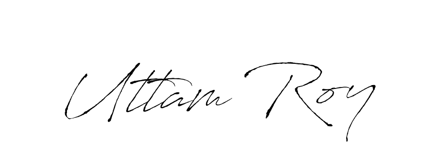 Design your own signature with our free online signature maker. With this signature software, you can create a handwritten (Antro_Vectra) signature for name Uttam Roy. Uttam Roy signature style 6 images and pictures png