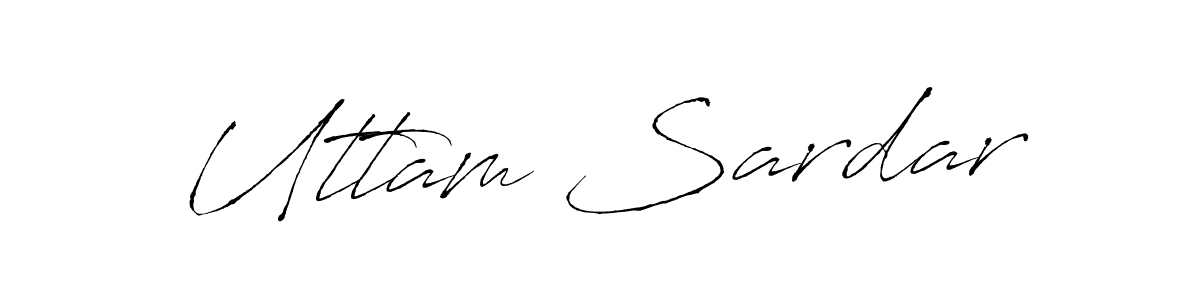 Design your own signature with our free online signature maker. With this signature software, you can create a handwritten (Antro_Vectra) signature for name Uttam Sardar. Uttam Sardar signature style 6 images and pictures png