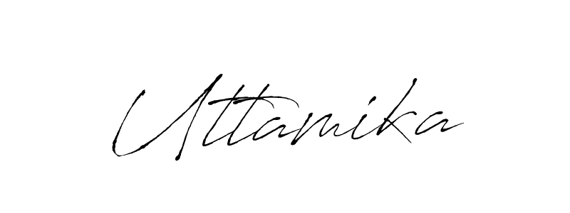 How to make Uttamika signature? Antro_Vectra is a professional autograph style. Create handwritten signature for Uttamika name. Uttamika signature style 6 images and pictures png