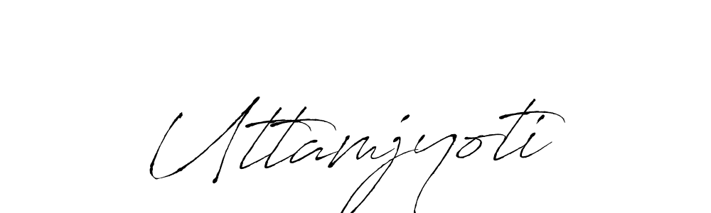 Antro_Vectra is a professional signature style that is perfect for those who want to add a touch of class to their signature. It is also a great choice for those who want to make their signature more unique. Get Uttamjyoti name to fancy signature for free. Uttamjyoti signature style 6 images and pictures png