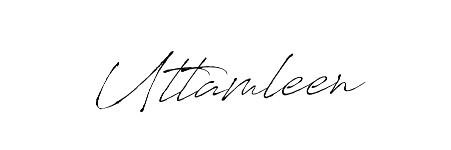 Also we have Uttamleen name is the best signature style. Create professional handwritten signature collection using Antro_Vectra autograph style. Uttamleen signature style 6 images and pictures png