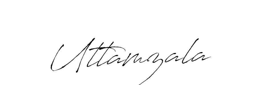 Create a beautiful signature design for name Uttamzala. With this signature (Antro_Vectra) fonts, you can make a handwritten signature for free. Uttamzala signature style 6 images and pictures png