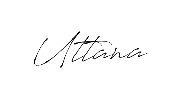 How to make Uttana signature? Antro_Vectra is a professional autograph style. Create handwritten signature for Uttana name. Uttana signature style 6 images and pictures png